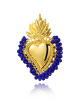 Charming Beaded Heart Pendant