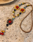 Vibrant Ceramic Beaded Necklace