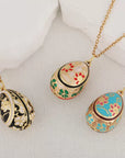 Cute & Chic Multicolor Enamel Necklace