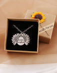 'You Are My Sunshine' Sunflower Necklace - Back in Stock
