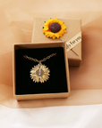 'You Are My Sunshine' Sunflower Necklace - Back in Stock