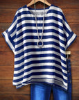 Sailor Stripe Relaxed Fit Short Sleeve Tee