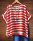 Sailor Stripe Relaxed Fit Short Sleeve Tee