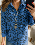 Leopard Button-Up Shirt
