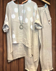 Polka Dot Linen Dot Set