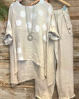 Polka Dot Linen Dot Set