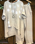 Polka Dot Linen Dot Set