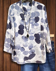 Monochrome Ink Dot Tunic