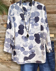 Monochrome Ink Dot Tunic