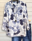Monochrome Ink Dot Tunic