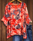 Sunset Studio Ruffled Sleeve Tunic