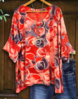 Sunset Studio Ruffled Sleeve Tunic
