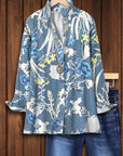 Meadow Song Button-Up Floral Shirt