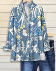 Meadow Song Button-Up Floral Shirt