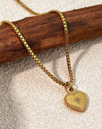 Golden Heart Pendant Necklace