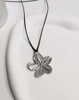Vintage Petal Pendant Necklace