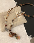 Boho Charm Beaded Necklace