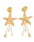 Ocean Starfish Drop Earrings