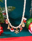 Merry Charm Pearl Necklace