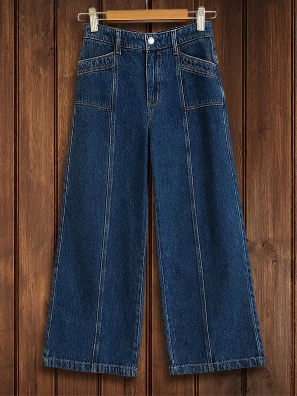 Classic High-Rise Wide-Leg Jeans