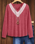 Lace Charm V-Neck Top