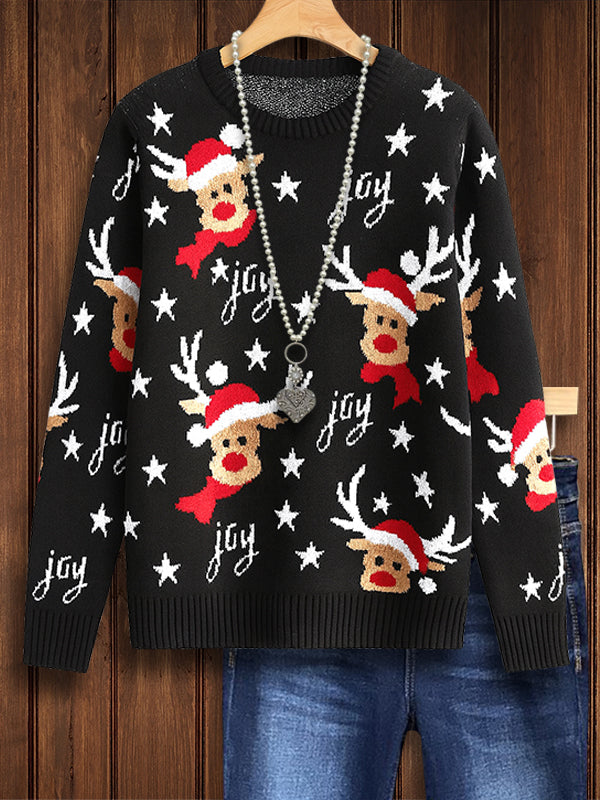 Holiday Reindeer Joy Sweater