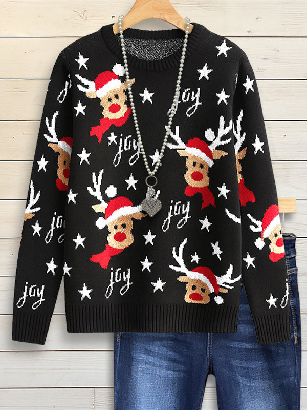 Holiday Reindeer Joy Sweater