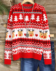 Holiday Reindeer Joy Sweater