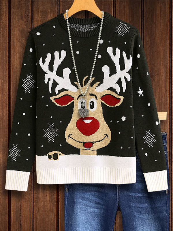 Holiday Reindeer Joy Sweater