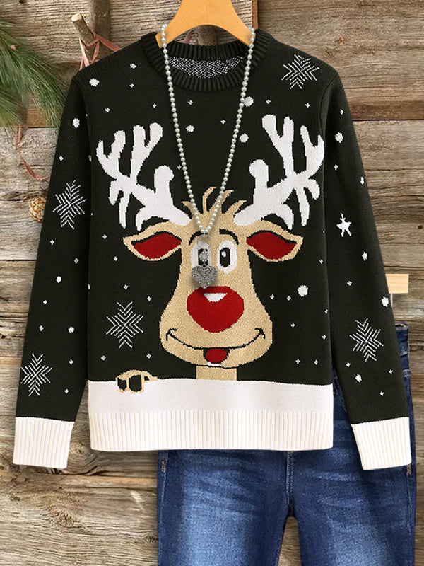 Holiday Reindeer Joy Sweater