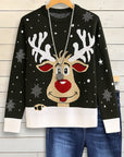 Holiday Reindeer Joy Sweater