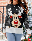 Holiday Reindeer Joy Sweater