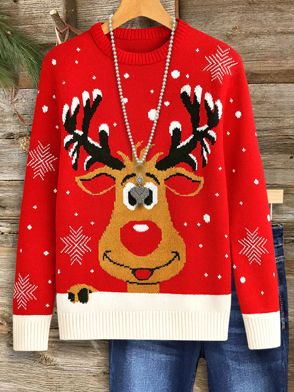 Holiday Reindeer Joy Sweater