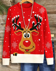 Holiday Reindeer Joy Sweater