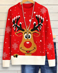 Holiday Reindeer Joy Sweater