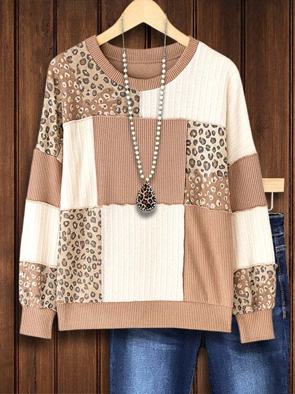 Wild Essence Patch Knit Sweatshirt
