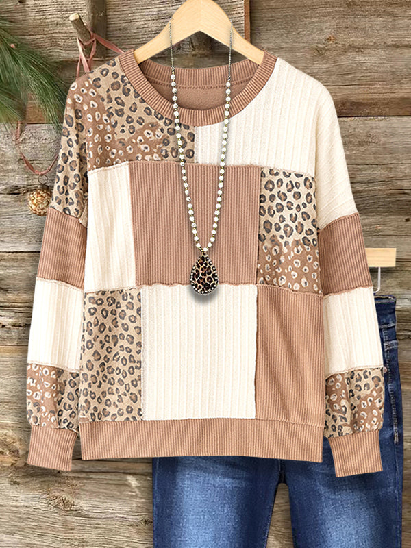 Wild Essence Patch Knit Sweatshirt
