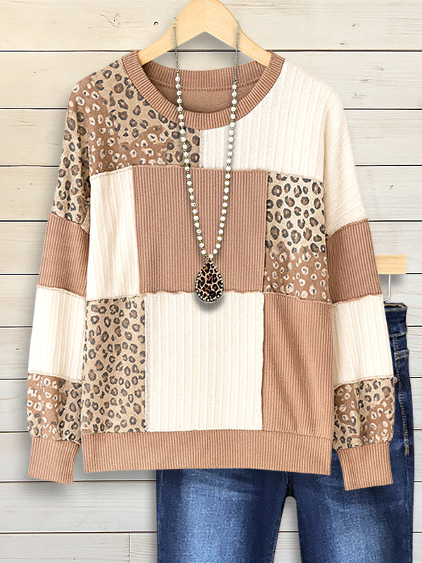 Wild Essence Patch Knit Sweatshirt