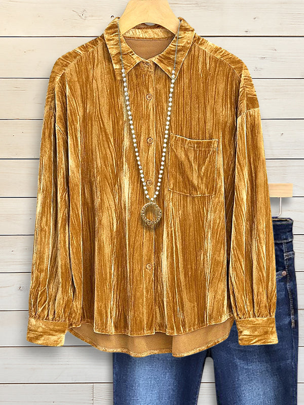 Golden Velvet Dream Shirt