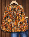 Autumn Patchwork Blouse