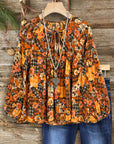 Autumn Patchwork Blouse