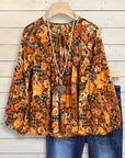 Autumn Patchwork Blouse