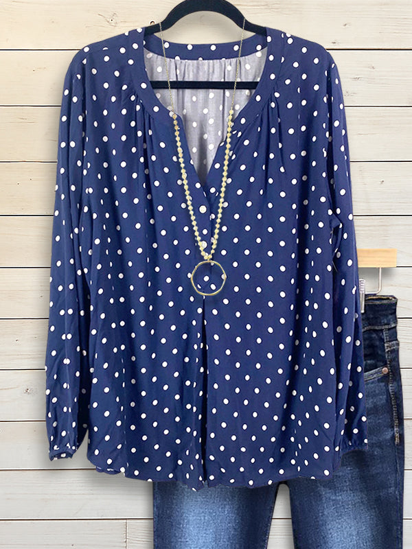 Blueberry Dots Blouse