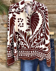 Tribal Breeze Button-Down Shirt