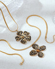 Wild Leopard Petal Necklace