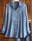 Classic Chambray Pintuck Shirt