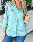 Garden Breeze Floral Shirt