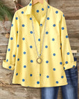 Sunny Polka Dot Button Shirt
