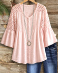 Blush Breeze Lace Blouse