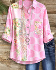 Sweet Magnolia Patchwork Shirt